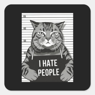 Retro Italian Espresso Art Cafe 1950s Poster Square Sticker