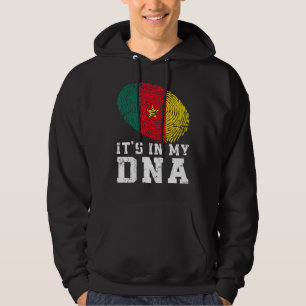 Retro It's In My Dna Cameroon Flag Patriotic Hoodie