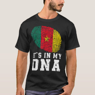 Retro It's In My Dna Cameroon Flag Patriotic T-Shirt