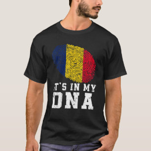Retro It's In My Dna Chad Flag Patriotic T-Shirt