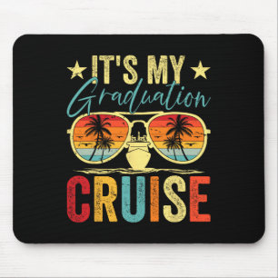 Retro It's My Graduation Cruise Sungles Cruise Squ Mouse Pad