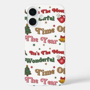 Retro It's The Most Wonderful Time iPhone 16 Case