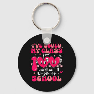 Retro Ive Loved My Cl For 100 Days Of School Teach Key Ring