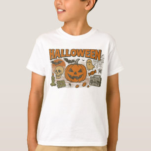Retro Jack-O’-Lantern Halloween Clothes unisex T-Shirt