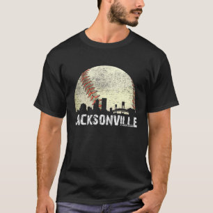 Retro Jacksonville Baseball Vintage IL City Classi T-Shirt