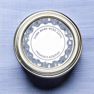 Retro Jam Canning Label Homemade Mason Jar