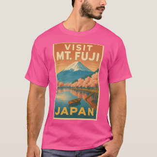 Retro Japan Cherry Blossom T-Shirt