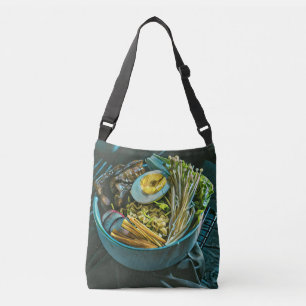 Retro Japanese Art Crossbody Bag