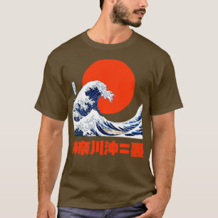 Retro Japanese Great Wave Graphic T-Shirt