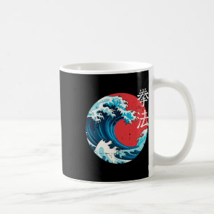 Retro Japanese Wave Kenpo Karate Martial Arts Self Coffee Mug