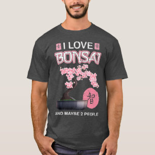 Retro Japanese Zen Buddhist Vintage Sakura Bonsai T-Shirt