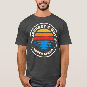 Retro Jeffreys Bay South Africa Vintage Beach Surf T-Shirt