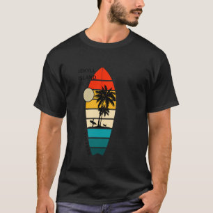 Retro Jekyll Island Beach Georgia Surfboarders Sur T-Shirt