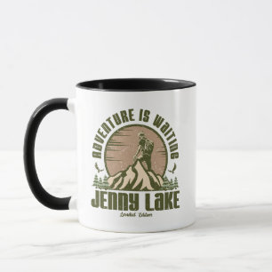 Retro Jenny Lake Hike  Mug