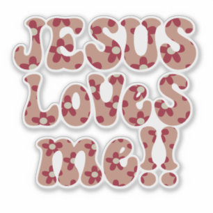 Retro Jesus Loves Me