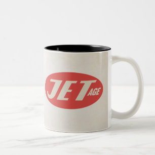 Retro Jet Age Logo Mug