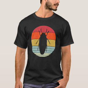 Retro Jewel Beetle Silhouette Bugs Apparel Insects T-Shirt