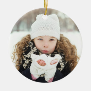 Retro Jingle And Mingle Christmas Checkerboard Red Ceramic Ornament