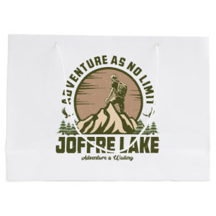Retro Joffre Lake Hike Large Gift Bag