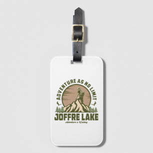 Retro Joffre Lake Hike Luggage Tag