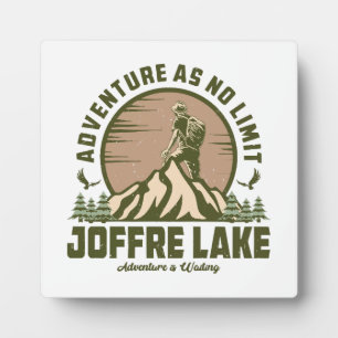 Retro Joffre Lake Hike Plaque