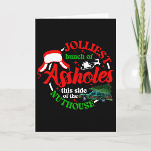 Retro Jolliest Bunch Of Holes This Side Of The Nut Card