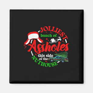 Retro Jolliest Bunch Of Holes This Side Of The Nut Magnet