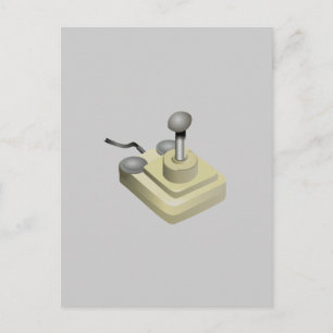 Retro Joysticks Postcard
