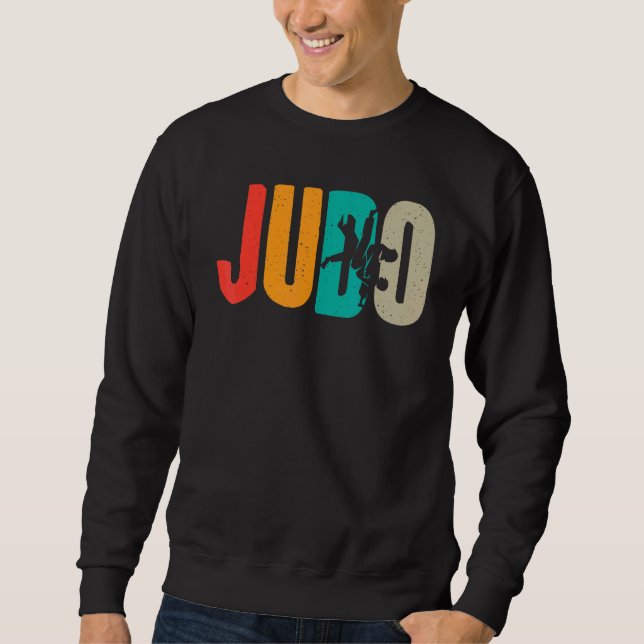 Retro Judo Vintage Judo Sweatshirt (Front)
