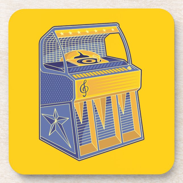 Retro Jukebox Coaster (Front)