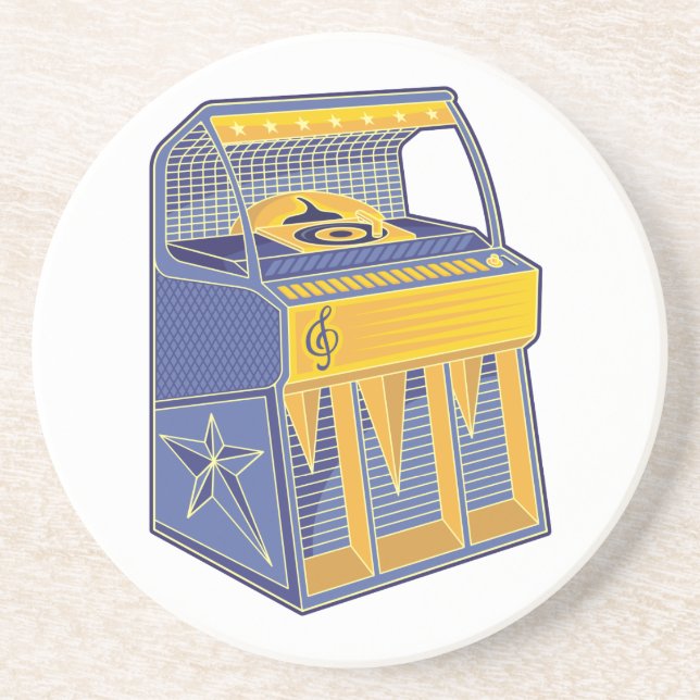 Retro Jukebox Coaster (Front)