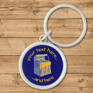 Retro Jukebox Key Ring