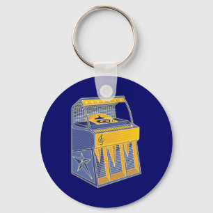 Retro Jukebox Key Ring
