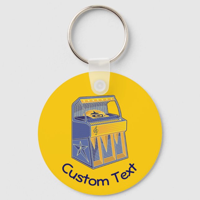 Retro Jukebox Keychain (Front)
