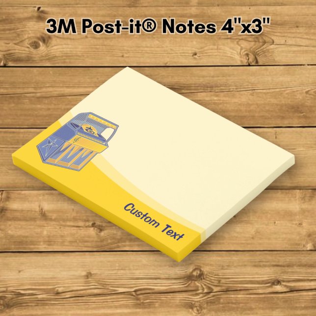 Retro Jukebox Post-it Notes (Creator Uploaded)