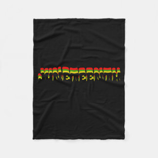 retro juneteenth free ish since 1865 toddler fleece blanket