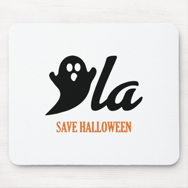 Retro Kamala Harris Halloween Comma La Ghost Pumpk Mouse Pad (Front)