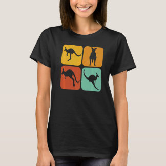 Retro Kangaroo I Marsupial I Australian Kangaroo T-Shirt