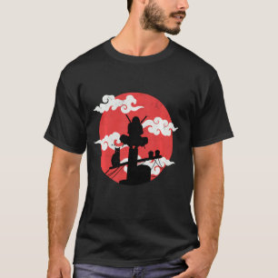 Retro Kanji Samurai Shinobi Sword Japanese Ninja T-Shirt
