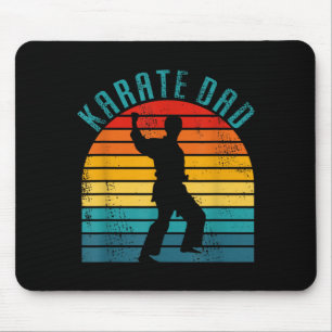 Retro Karate Dad Apparel - Vintage Karate Dad Mouse Pad