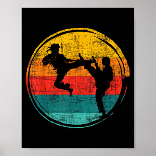 Retro Karate Fighter - Karateka Combat Self Poster