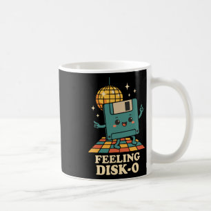 Retro Kawaii Floppy Disk Retro Tech Joke 80s 90s D Coffee Mug