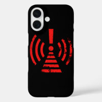 Retro Keep Back Energy Warning Symbol