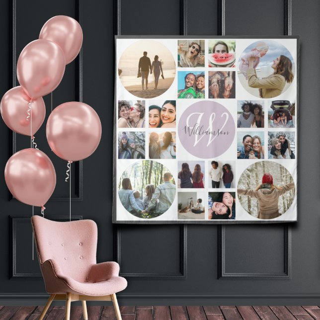 Retro Keepsake  Family Memories 20 Photo Collage   Tapestry (Creator Uploaded)