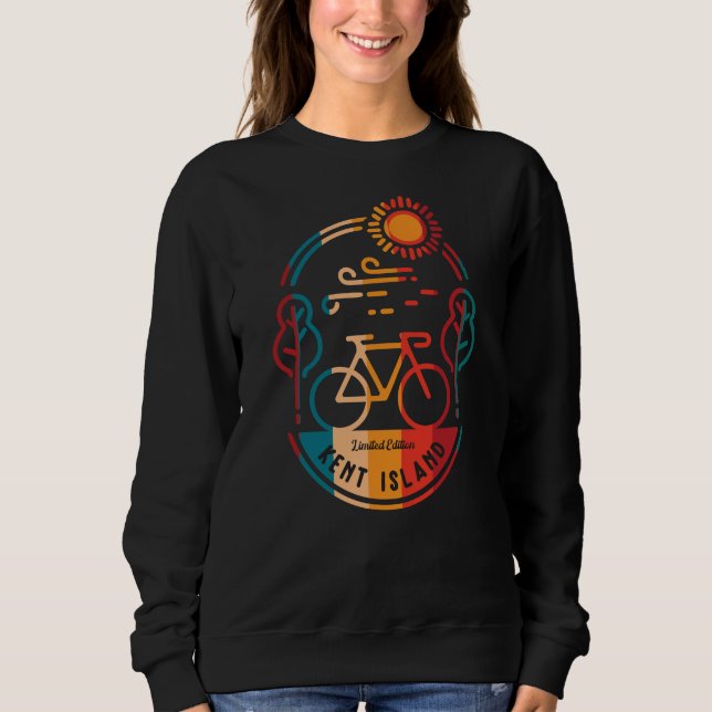 Retro Kent Island Bike Trail Sweatshirt (Front)