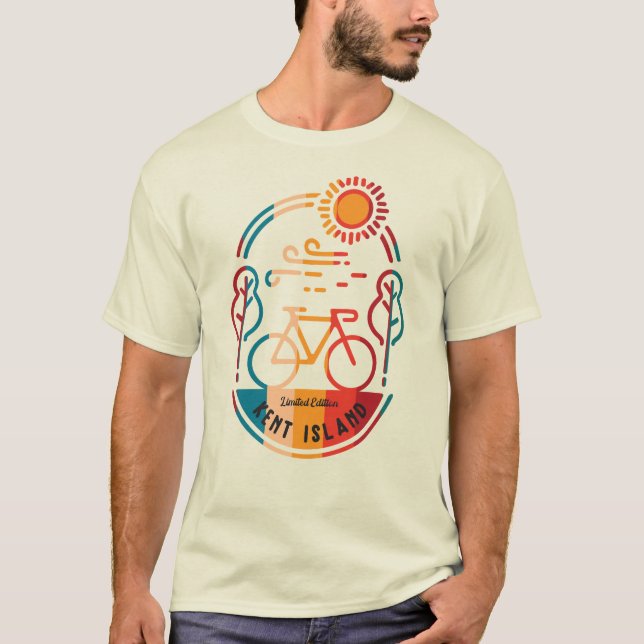 Retro Kent Island Bike Trail T-Shirt (Front)