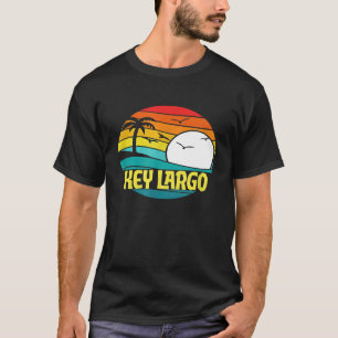Retro Key Largo Sun Surf 80s Graphic T-Shirt