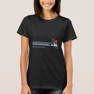 Retro Keystone Ski Resort Colorado Snowboard Skiin T-Shirt
