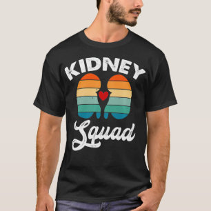 Retro Kidney Team Nephrology Nurse Dialysis Tech T-Shirt