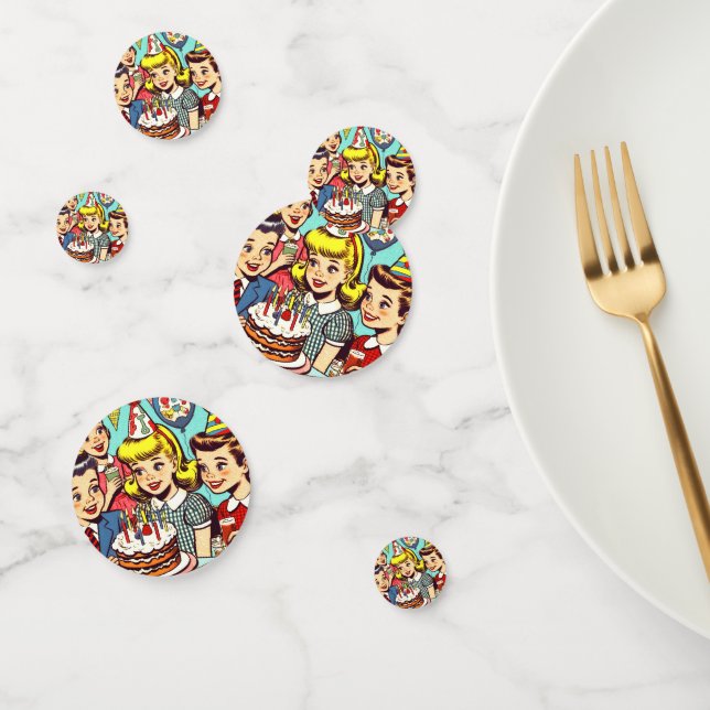 Retro Kids Party Comics Confetti (Group)